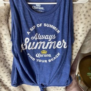 short knot corona tank